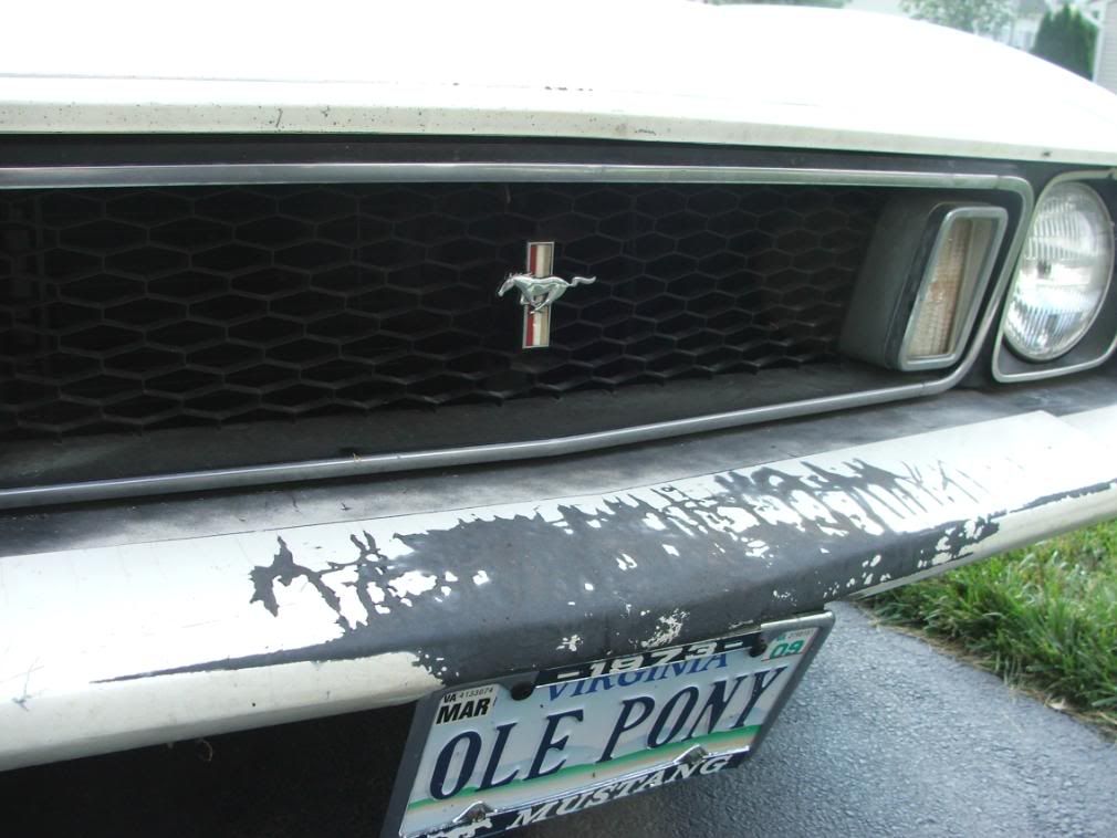 73 Rubber Bumper Paint Removal? Vintage Mustang Forums